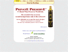 Tablet Screenshot of privatepreserve.com